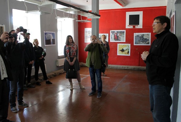 В Витебске состоялось открытие выставки латвийской фотохудожницы. Фото Юрия Шепелева