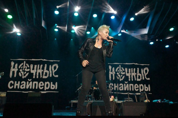 Концерт Дианы Арбениной и группы «Ночные снайперы» в Витебске. Фото Сергея Серебро