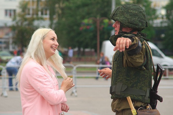 Gразднование Дня десантника в Витебске. Фото Сергея Серебро