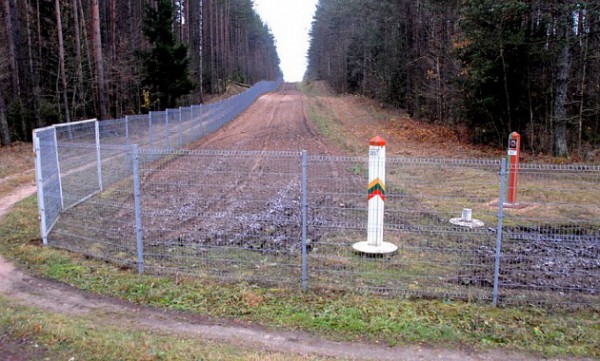 Латвийско-белорусская граница. Фото ГПК