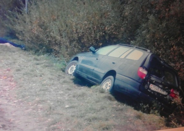 в деревне Ропно полоцкого района: 19-летний полочанин на «Toyota Carina» сбил 73-летнего пешехода. Фото УВД