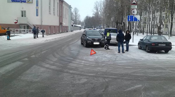 В Витебске на Офицерской улице сбили школьника, перебегавшего дорогу. Фото УВД Витебского облисполкома