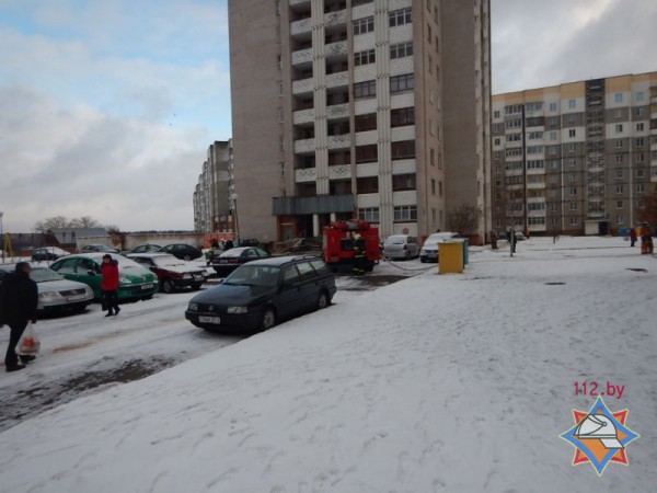 В Новополоцке на пожаре погиб мужчина. Фото МЧС