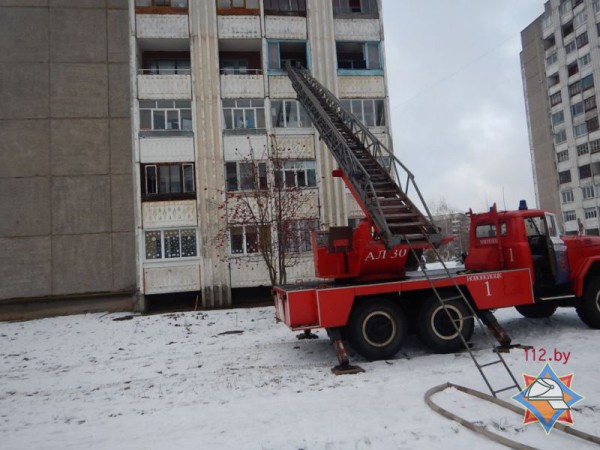 В Новополоцке на пожаре погиб мужчина. Фото МЧС