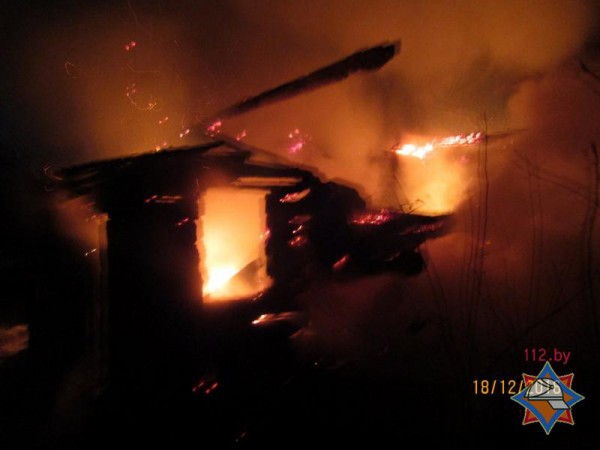 В Сенненском районе сгорел пенсионер. Фото МЧС