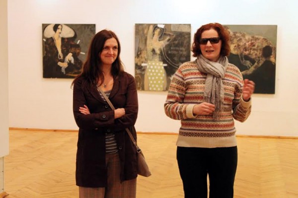 В Витебске открылась выставка «Солнцестояние» рисующей сны художницы Елены Шумахер. Фото Юрия Шепелева