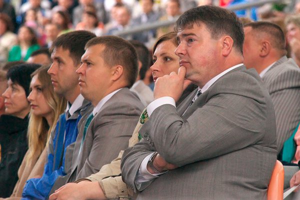 В Витебске на главной сценической площадке «Славянского базара» — Летнем амфитеатре — состоялся гала-концерт «Виват, фестиваль!». Фото Сергея Серебро