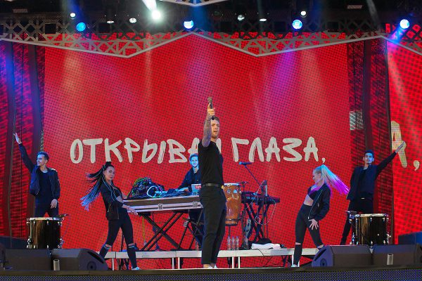 Сольный концерт Егора Крида на «Славянском базаре в Витебске». Фото Сергея Серебро