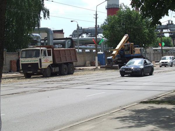 В Витебске водители жалуются на ремонтные работы на улице Горького. Фото Барбары Терешковой