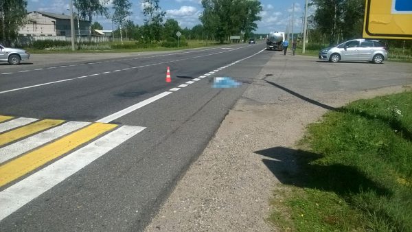 В Лепеле молоковоз задавил 82-летнюю пенсионерку. Фото ГАИ УВД Витебского облисполкома