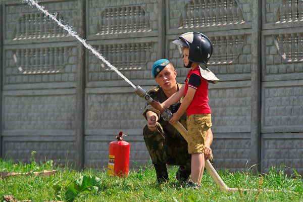 Празднование Дня десантника в Витебске вернули в расположение 103-й ОВДБР. Фото Сергея Серебро