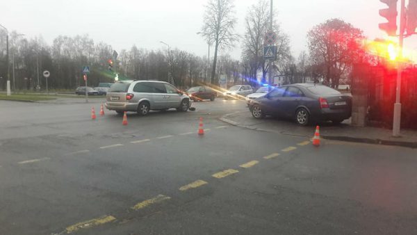 В Орше в результате ДТП семилетняя школьница попала в реанимацию. Фото ГАИ