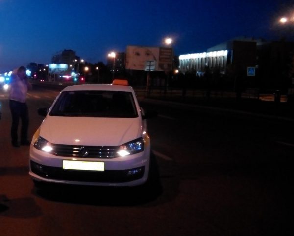 Очередное ДТП в Витебске: такси сбило на переходе пенсионерку. Фото ГАИ