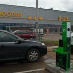 На «Славянский базар» можно приехать на «Tesla» — на въезде в Витебск появилась электрозаправка