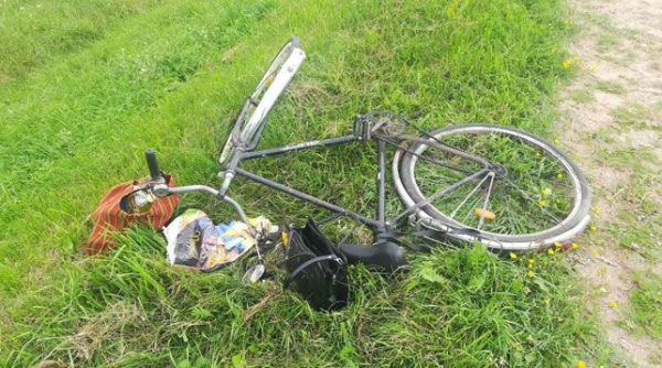 В Ушачском районе легковушка насмерть сбила 68-летнюю велосипедистку. Фото ГАИ