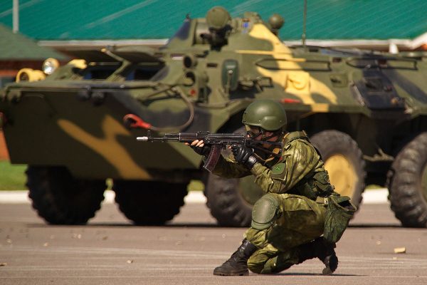 В День ВДВ торжества прошли в расположении 103-й ОВДБР. Фото Сергея Серебро