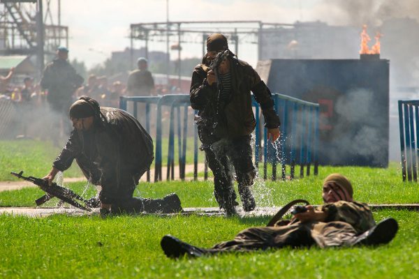 В День ВДВ торжества прошли в расположении 103-й ОВДБР. Фото Сергея Серебро