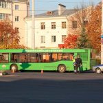 В Витебске автобус сбил на переходе женщину прямо напротив здания управления внутренних дел