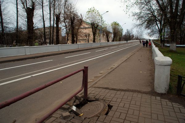 Путепровод Металлистов в Витебске открыт для движения. Фото Сергея Серебро