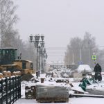 Витебск замело снегом, выпала почти треть месячной нормы осадков. Фоторепортаж