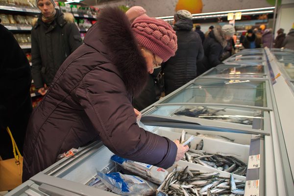 Гипермаркет «Гиппо» открылся в Витебске в канун Рождества. Фото Сергея Серебро