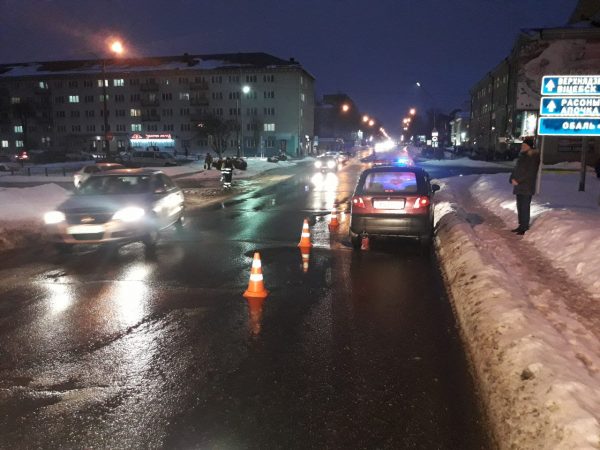 В Полоцке 73-летнюю пенсионерку сбили на пешеходном переходе. Фото ГАИ