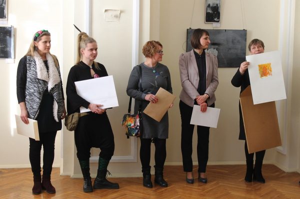 Выставка графики «Лісты з Латвіі» открылась в Витебске. Фото Юрия Шепелева