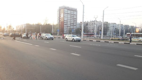 На перекрестке Московского проспекта и Смоленской улицы сбили девочку. Фото ГАИ