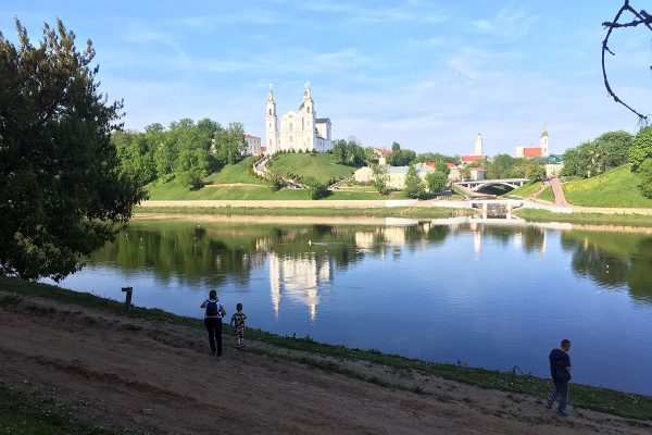 Борщевик у Кировского моста после заметки «ННВ» просто скосили. Фото Сергея Серебро