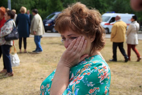 В Витебске открыли надмогильный памятник Родиону Бассу - первому директору «Славянского базара». Фото Игоря Матвеева