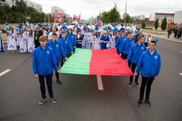 В Витебске в этом году День независимости прошел по-новому сценарию. Фото Игоря Матвеева