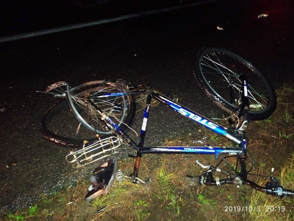 Фура насмерть сбила велосипедиста под Шумилино. Фото ГАИ