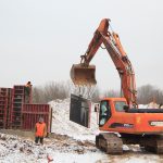 Возведение крытого футбольного манежа началось в Витебске