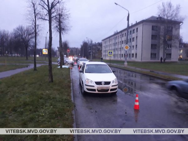 Утром 5 ноября 56-летняя женщина погибла в Новополоцке в результате наезда автомобилем. Фото ГАИ