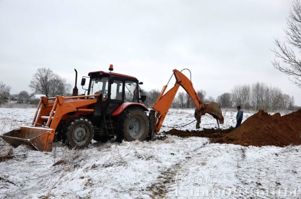 Останки предположительно солдата Вермахта обнаружены в Глубокском районе. Фото Анастасии Ананич / vg-gazeta.by