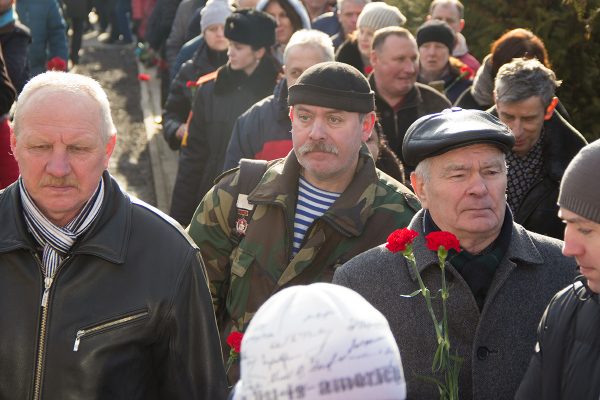 В Витебске почтили память воинов, погибших в Афганистане. Фото Игоря Матвеева