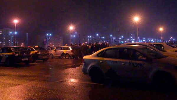 Водители Яндекс.Такси объявили забастовку в Витебске. Фото Сергея Серебро