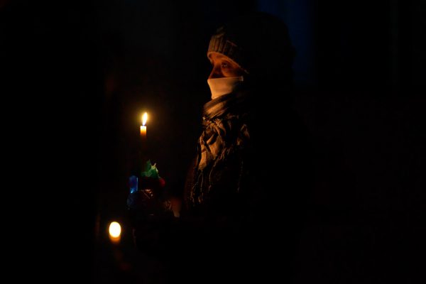 Пасхальная вігілія ў Віцебску пад час эпідэміі COVID-19. Фота Сержука Серабро