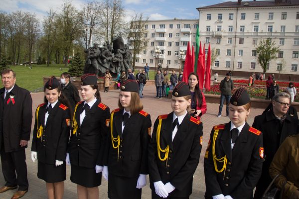 Как в Витебске отметили 75-летие Победы во время эпидемии COVID-19. Фото Игоря Матвеева