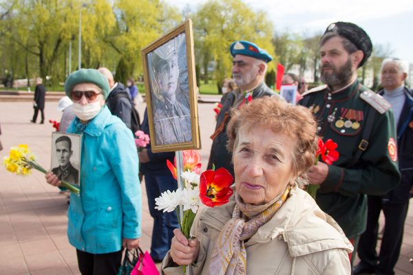 Как в Витебске отметили 75-летие Победы во время эпидемии COVID-19. Фото Игоря Матвеева