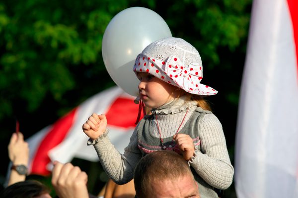 Предвыборный митинг кандидатки в президенты Светланы Тихановской в Витебске. Фото Сергея Серебро