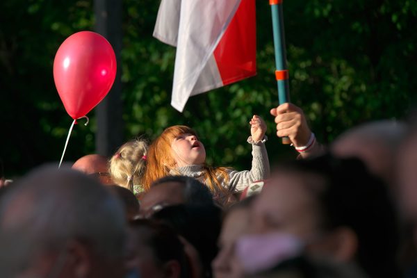 Предвыборный митинг кандидатки в президенты Светланы Тихановской в Витебске. Фото Сергея Серебро