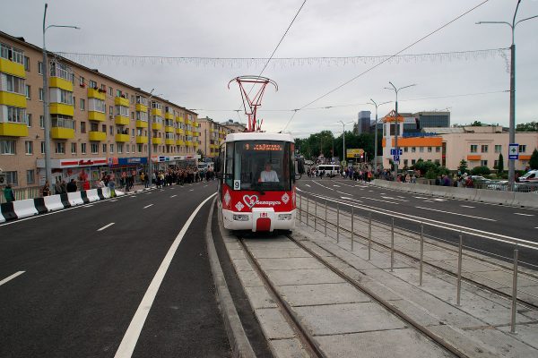 Открытие полоцкого путепровода в Витебске после реконструкции. Фото Сергея Серебро