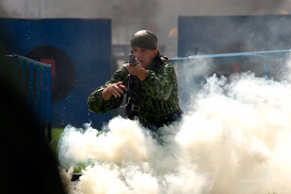 В День десантника в расположении 103-й Витебской отдельной гвардейской воздушно-десантной бригады прошел традиционный день открытых дверей. Фото Сергея Серебро