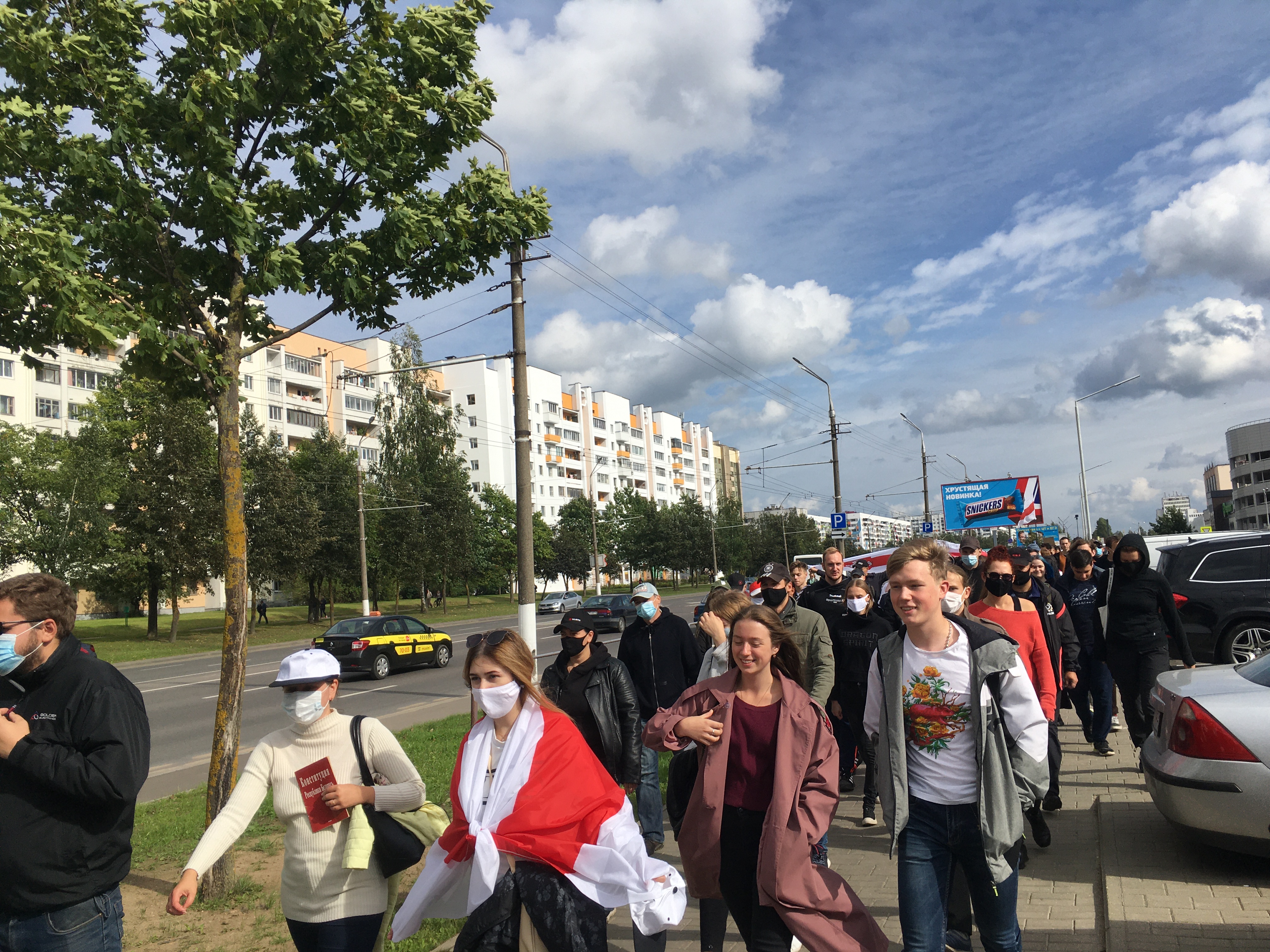 Протесты в Витебске