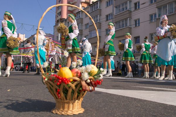 Празднование «Дожинок» в Витебске. Фото Сергея Серебро