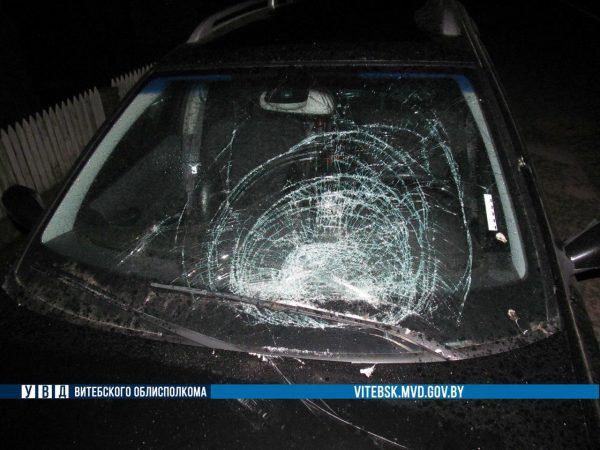 В повреждении машины прокурора в Глубоком подозревают 24-летнего парня из Минска. Фото УВД Вітебского облісполкома