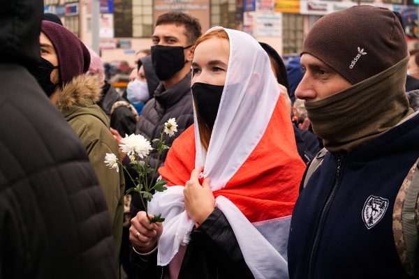 Марш протеста в Витебске. Фото Сергея Серебро