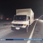 Задержан фургон, сбивший в Лепельском районе пешехода и скрывшийся с места ДТП