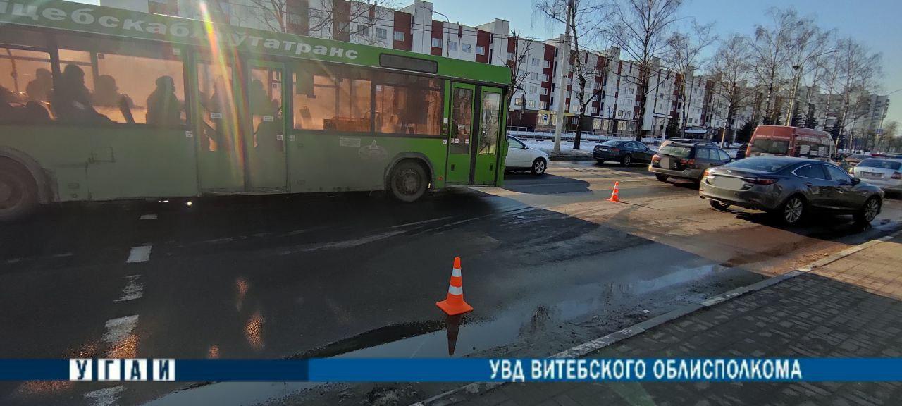 В Витебске сбили пенсионерку, переходившую улицу на зеленый. Фото ГАИ